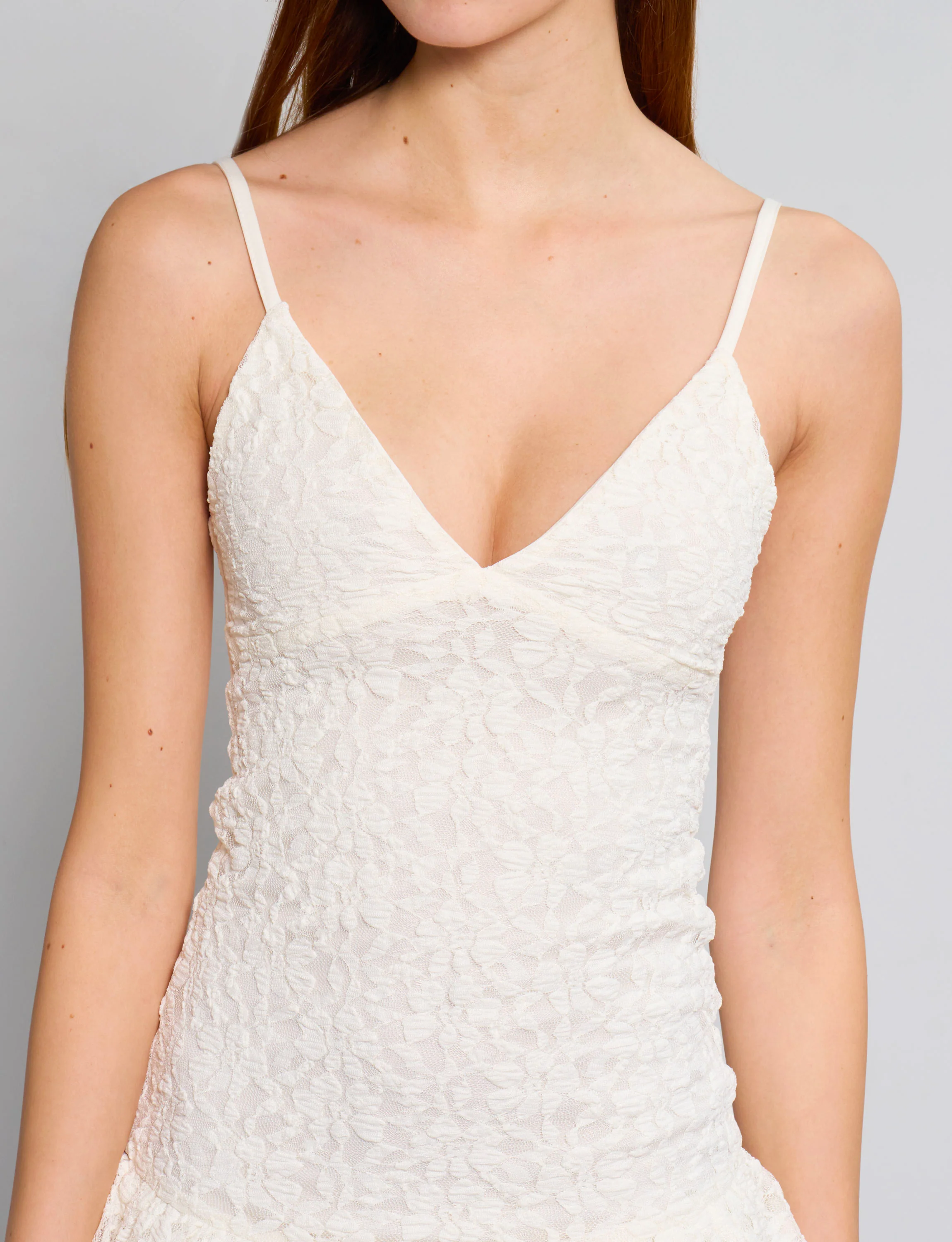 Vestito in pizzo panna - Image 3
