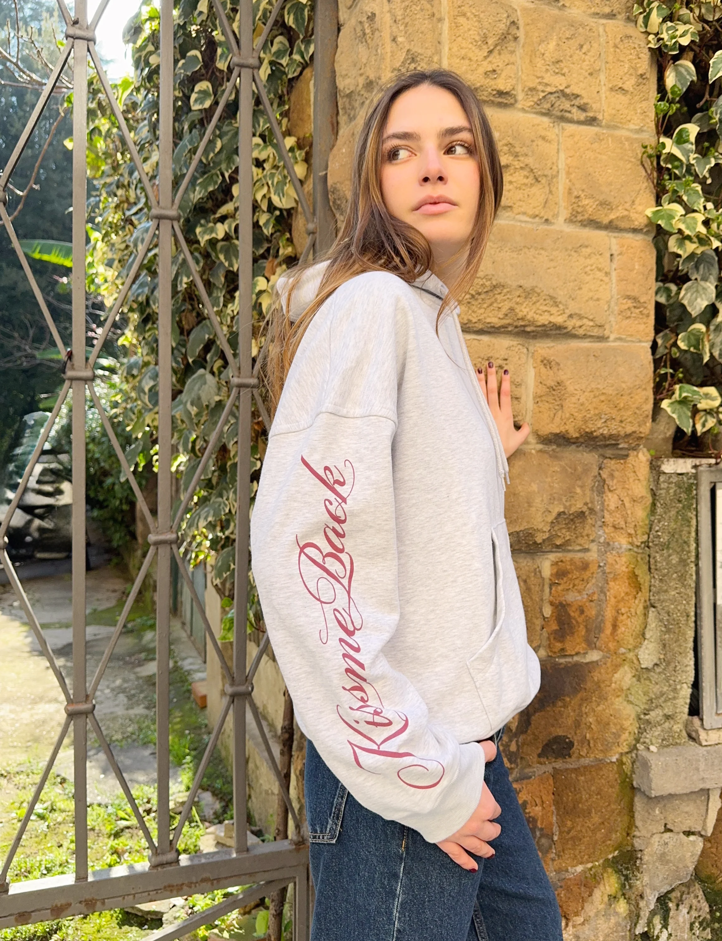 Felpa oversize stampa