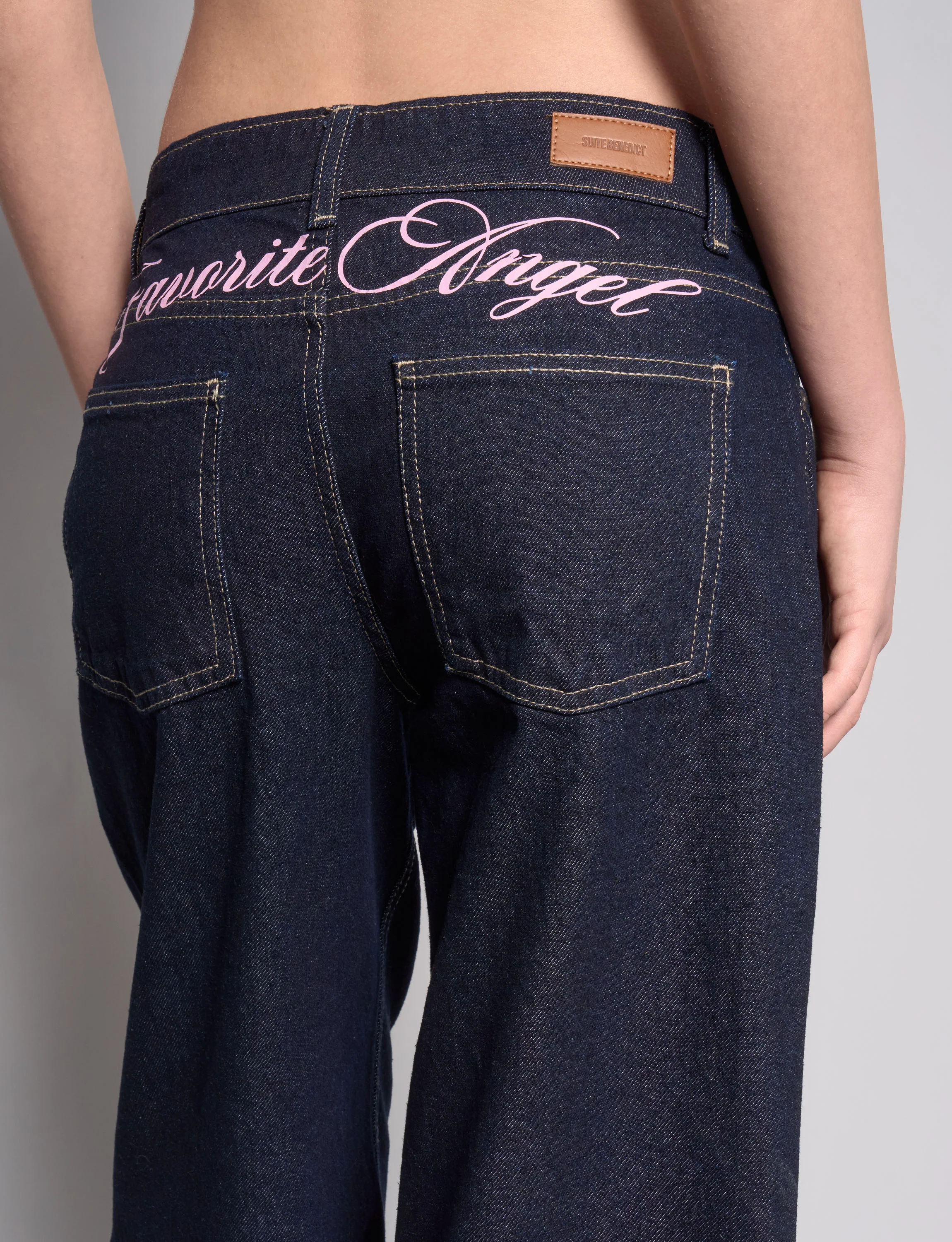 Jeans straight scuro "Favorite Angel" - Image 3
