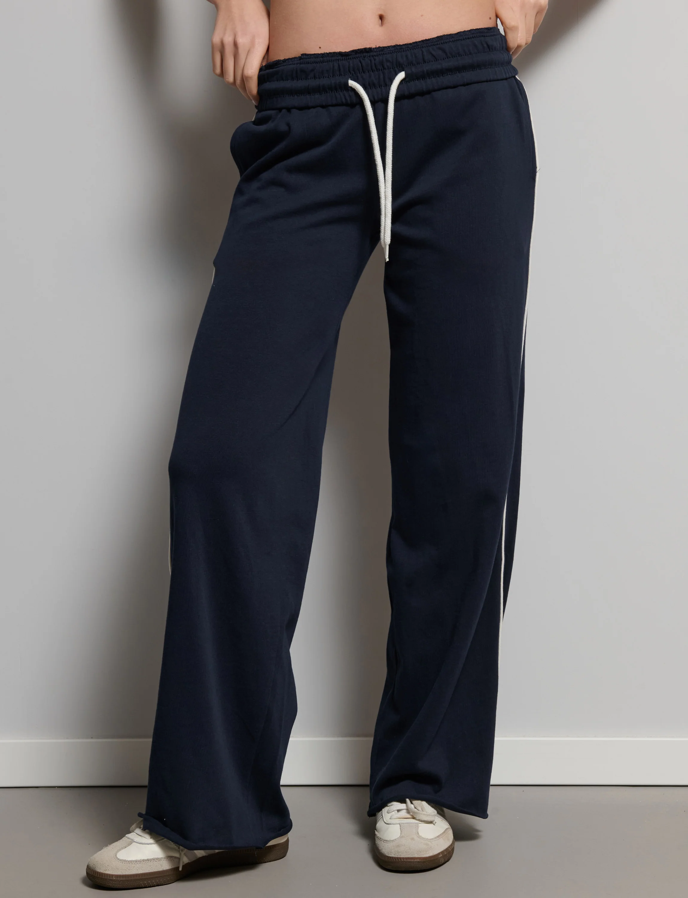 Pantalone tuta wide blu - Image 2