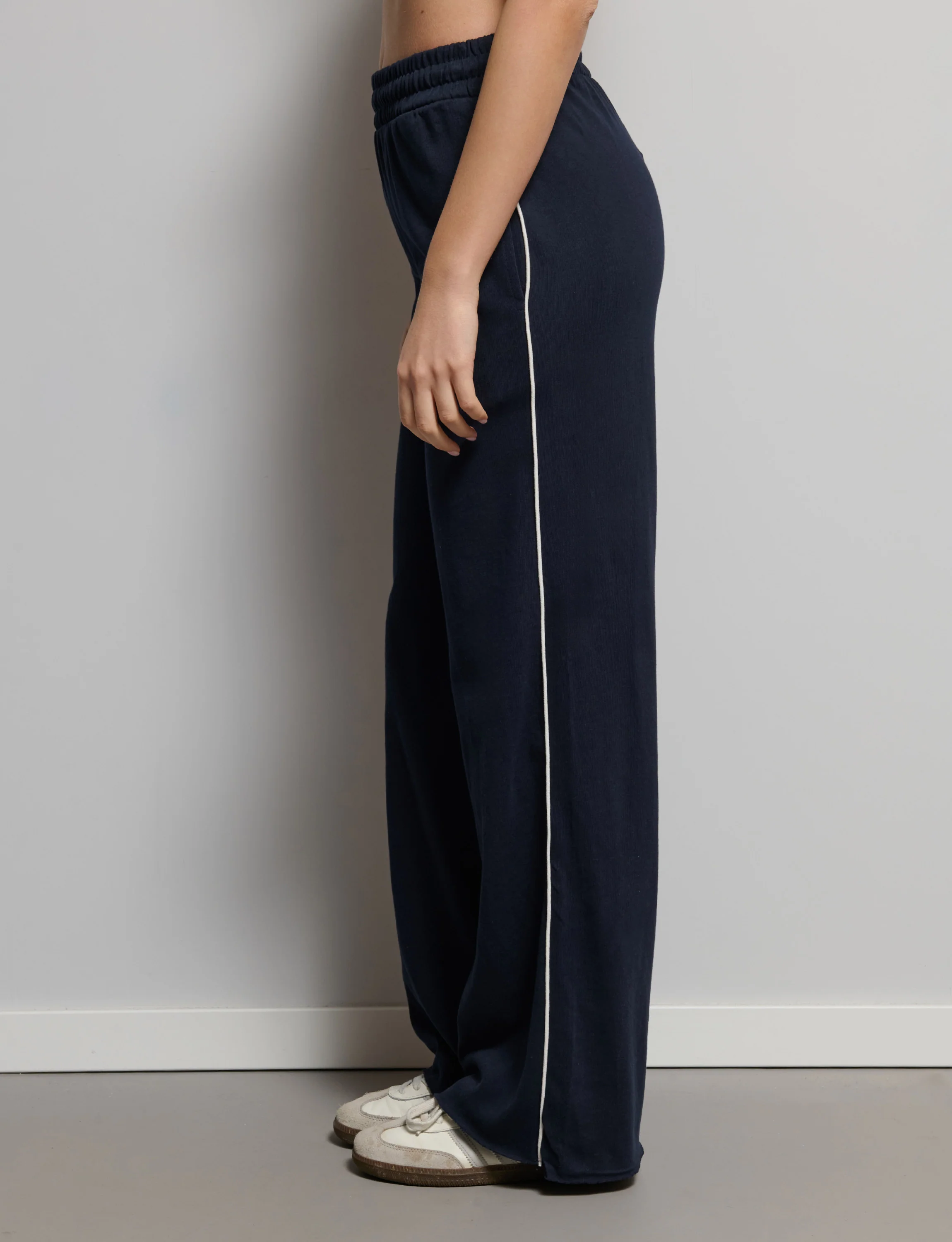 Pantalone tuta wide blu - Image 3